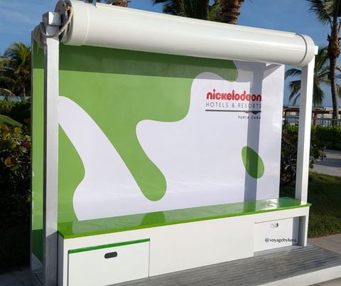 A cabana at Nickelodeon Hotels & Resorts Punta Cana