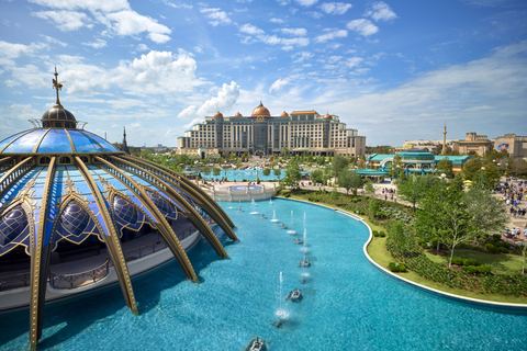 Aerial view of Universal Epic Universe's Celestial Park
